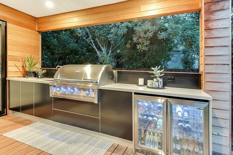 Bbq Areas, Outdoor Bbq Area, Outdoor Kitchen Cabinets, Indoor Pools, Outdoor Bbq Kitchen, Outdoor Kitchen Appliances, Patio Kitchen, Backyard Kitchen, Basic Kitchen