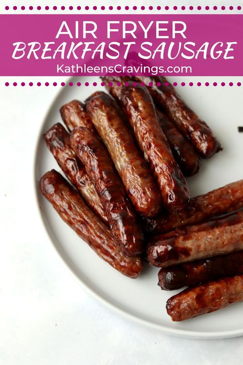 Air Fryer Breakfast Sausage Links, Sausage Recipes In Air Fryer, Air Fryer Link Sausage, Breakfast Sausage In Air Fryer, Air Fryer Sausage Links, Air Fryer Breakfast Sausage, Eckrich Sausage, Air Fryer Recipes Chicken Wings, Air Fryer Breakfast