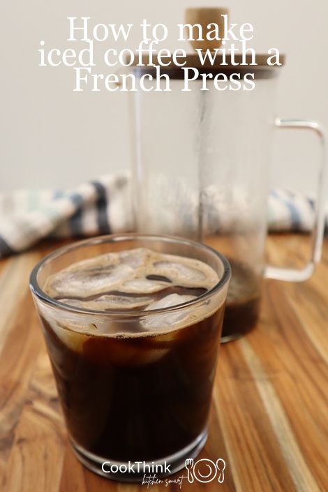 French Press Iced Coffee Recipes, French Press Iced Coffee, Making Iced Coffee, Make Iced Coffee, Instant Ice, Coffee Ice Cubes, How To Make Ice Coffee, Tea Drinks, French Press Coffee