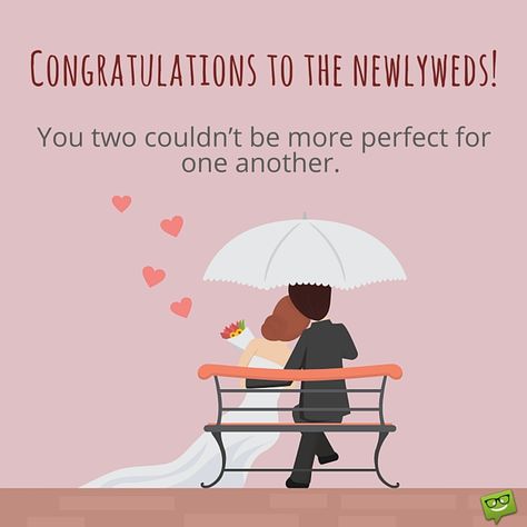 You two couldn’t be more perfect for one another. Congratulations to the newlyweds! Captions For Bestie Wedding, Congratulations To The Newlyweds Quotes, Wishes For A Newly Married Couple, Wedding Day Congratulations Quotes, Wedding Day Wishes For The Couple Short, Wedding Day Wishes For The Couple, Best Wishes For Marriage Couple, Wedding Wishes For Sister, Sister Wedding Quotes