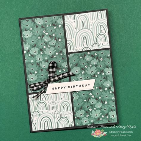 6 Quick & Easy Card Sketches Stamping Techniques Card Tutorials, Easy Greeting Cards, Patchwork Cards, Handmade Greeting Card Designs, Designer Paper Cards, Scrappy Cards, Card Sketches Templates, Simple Cards Handmade, Simple Birthday Cards