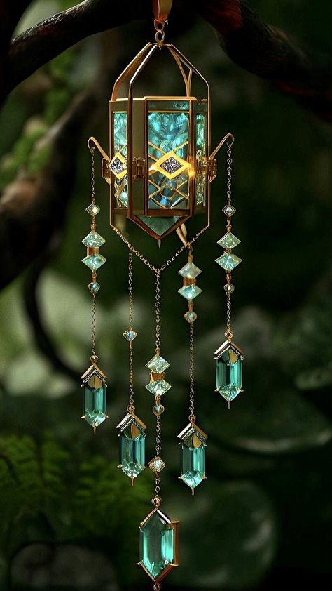 Crystal Suncatchers Diy, Wall Charm, Zen Home Decor, Faberge Jewelry, Wind Sculptures, Gothic Fantasy Art, Diy Wind Chimes, Fancy Jewellery Designs, Magic Design