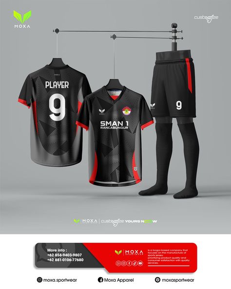 Design archives from Team name : SMAN 1 RANCABUNGUR Print type : FULLPRINT Material type : Dry-FIT Milano Do you need a custom design ? Click Link in bio #jersey #mockup #mockupjersey #coreldraw #apparel #jerseymurah #jerseyfutsal #jerseybandung #jerseyfootball #design #designjersey #jasadesign #adidas #adidasjersey #nike #nikejersey #nikefootball #difusainaja #togetherisstrength #fusa #fusain #fusaapparel #fusaapparelcatalog #jerseybogor #bogorpisan #freelance Uniform Design Ideas, Soccer Uniforms Design, Jersey Ideas, Football Background, Jersey Mockup, Football Jersey Shirt, Design Jersey, Sports Jersey Design, Soccer Uniforms