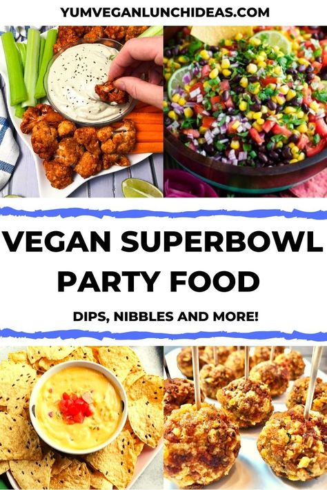 Vegan Superbowl Appetizers, Vegan Taco Salad Recipe, Vegan Superbowl, Vegan Superbowl Snacks, Vegan Superbowl Food, Superbowl Foods, Vegan Super Bowl, Superbowl Recipes, Superbowl Food