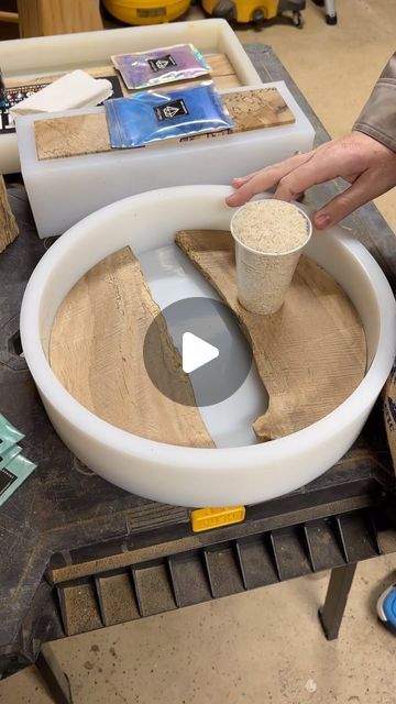 McCollim Woodworking on Instagram: "With the wood pieces cut and in place, time to use our rice to figure out how much epoxy to use for this @totalboat mold! 🫗  🍚Pour the rice into the area where you want the epoxy to go, remove the wood, then pour the rice into a measuring cup like this one from @totalboat, to determine how much epoxy to use.   #mccollimwoodworking #totalboat #totalboatambassador #totalboatepoxy #meausrements #measure #tips #tipsandtricks #woodworkingtips #epoxytips #howto #diy #tools #toolsofthetrade #woodworking #woodworker #woodepoxy #woodepoxyresin" Epoxy Resin Molds Diy, Resin Epoxi, Woodworking Epoxy Resin, Measuring Cup, Woodworking Tips, Wood Pieces, Resin Molds, Measuring Cups, Diy Tools