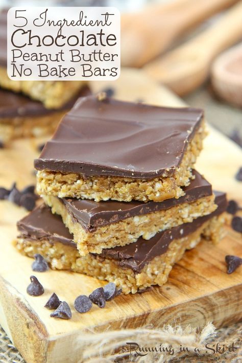 Peanut Butter Chocolate Chip Bars, No Bake Peanut Butter Bars, Chocolate Oatmeal Bars, Peanut Butter Bars Recipe, Peanut Butter Oatmeal Bars, Honey Chocolate, No Bake Peanut Butter, Chocolate Chip Bars, Peanut Butter No Bake