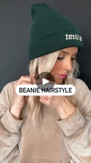 Facebook Cute Hairstyles With Beanies Short Hair, Hairstyles To Wear With A Beanie, Hair Styles With Beanies, Hairstylist Education, A Nonsense Christmas, Beanie Hairstyles, Futuristic Hair, Lazy Day Hairstyles, Art Deco Hair