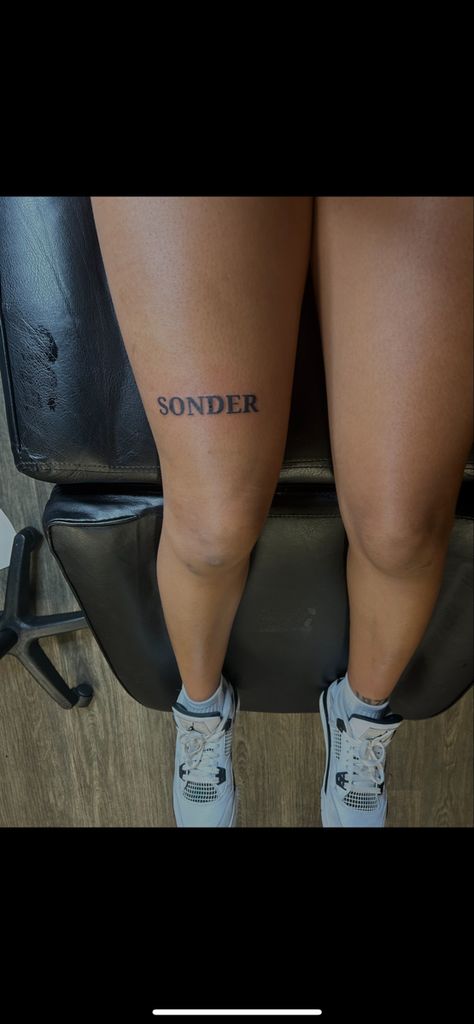 brent faiyaz sonder tattoo Sonder Tattoo Brent, Brent Faiyaz Sonder Tattoo, Sonder Tattoo Meaning, Sounder Tattoo, By Any Means Tattoo, Simple Tattoos Black Women, Sonder Tattoo Fonts, Sonder Meaning, Sonder Tattoo Design