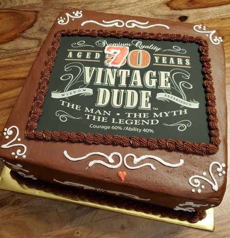 Men’s 70th Birthday Cakes, 70th Bday Cake, 70th Birthday For Men, Cake For 70th Birthday, 70th Birthday Cake For Men, Camping Birthday Cake, Men Camping, 70th Birthday Decorations, 70th Birthday Cake