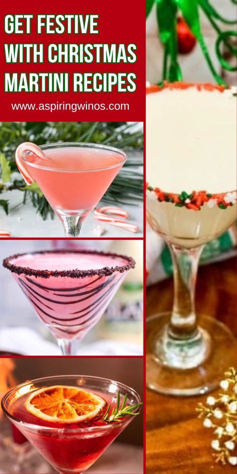 Get Festive With Christmas Martini Recipes | Christmas Martini Recipes | Be Jolly with these Christmas Martini Recipes | Christmas Cocktail Recipes | Seasonal Christmas Drink Ideas #Christmas #ChristmasMartini #MartiniRecipes #FestiveDrinks #Martini Martini Recipes Christmas, Winter Martini Recipes, Christmas Drink Ideas, Peppermint Martini Recipe, Christmas Martini Recipes, Mistletoe Martini, Butter Pecan Pie, Christmas Cocktail Recipes, Chocolate Martini Recipe