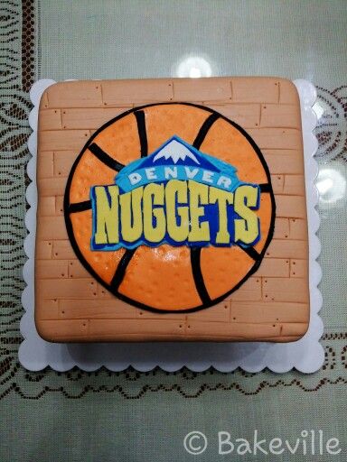 Denver nuggets cake Denver Nuggets Cake, Basketball Cake, Birthday Cakes For Men, Cakes For Men, Denver Nuggets, 4th Birthday Parties, 5th Grade, 4th Birthday, Diy Food Recipes