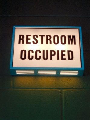 Restoom occupied light-up sign Occupied Sign For Bathroom, Old Farmhouse Remodel, Sign For Bathroom, Occupied Sign, Slider Door, Do Not Enter, Restroom Sign, Toilet Sign, Farmhouse Remodel