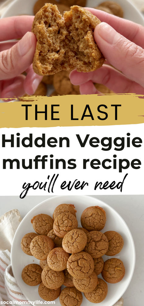 Elevate your breakfast game with this Easy and Healthy Hidden Veggie Muffins recipe – a kid-friendly delight for babies, toddlers and beyond! Sneak in those veggies effortlessly and make breakfast, snacks or dinner a breeze. Perfect for busy parents looking for a nutritious and tasty start to the day. Snacks With Hidden Veggies, How To Sneak In Veggies, Hidden Veggie Snacks For Kids, How To Hide Veggies In Food Kids, Hidden Veggie Muffins For Toddlers, Hidden Veggie Snacks, Hidden Broccoli Recipes For Kids, Hidden Fruits And Veggies For Kids, Kids Veggie Snacks