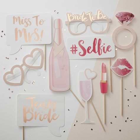 Hen Party Photo Proops, Rose Gold Hen Party Decorations, Bachelorette Party Photo Booth, Bride Decor, Bridal Shower, Hen Gift, Boho Lipstick Heart, Prosecco Bottle, Hen Night Ideas, Bachelorette Party Photo, Awesome Bachelorette Party, Bride Shower, Bachelorette Party Planning, Bridal Bachelorette Party, Photos Booth