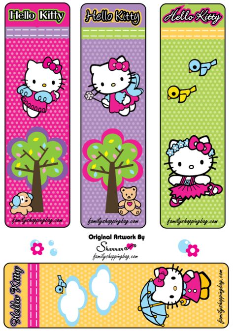 Hello Kitty Bookmarks Hello Kitty Bookmark, Kitty Bookmarks, Printable Hello Kitty Coloring Pages, Printable Hello Kitty, Hello Printable, Hello Kitty Coloring Pages, Printables Stickers, Kitty Coloring Pages, Cat Planner