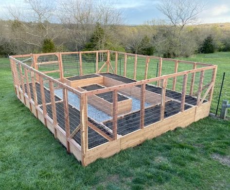 Home | Rock Solid Creations, Gravois Mills Mo. Garden Enclosure Ideas, Planting Raised Garden Beds, Garden Bed Layout, Vegetable Garden Planner, Cedar Garden, Diy Raised Garden, Chicken Garden, Backyard Vegetable Gardens, Garden Kits