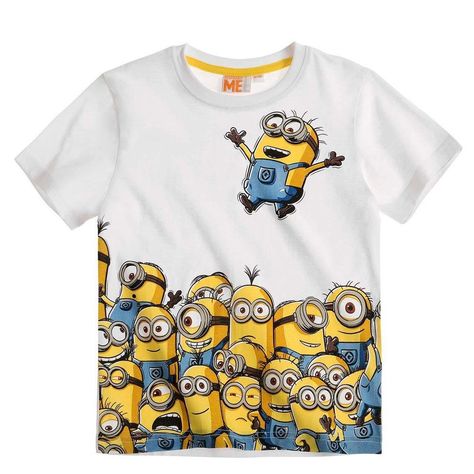 Kids Tees Design, Minions Kids, Kids Shirts Design, Ideas Regalo, Baby Boy Outfits Swag, Stylish Shirts Men, Baby Summer Dresses, Minions Despicable Me, Cute Funny Cartoons