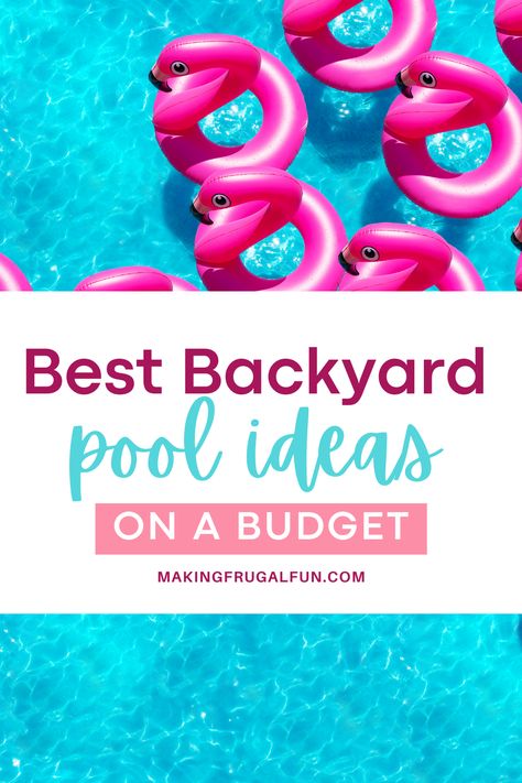 Summer is just around the corner and it's going to be hot! Wondering how you are your family are going to stay cool when you are trying to be a frugal mom and save money this summer? Here are some of the best backyard pool ideas you can do even if you're on a budget! Swimming is the best free summer kids's activity! Parenting On A Budget, Pool Ideas On A Budget, Backyard Pool Ideas, Books For Beginners, Frugal Mom, Summer Backyard, Home On A Budget, Budget Ideas, Kiddie Pool