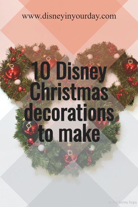 Add a little Disney magic to your home this holiday season with these fun Disney DIY Christmas decorations! Disney Christmas Lights Outside, Disney Outdoor Decor Christmas, Disney World Christmas Decorations, Elegant Disney Christmas Tree, Disney Christmas At Home, Diy Christmas Disney Decorations, Mickey And Minnie Christmas Tree Ideas, Diy Disney Christmas Decorations Outdoor, Disney Christmas Display