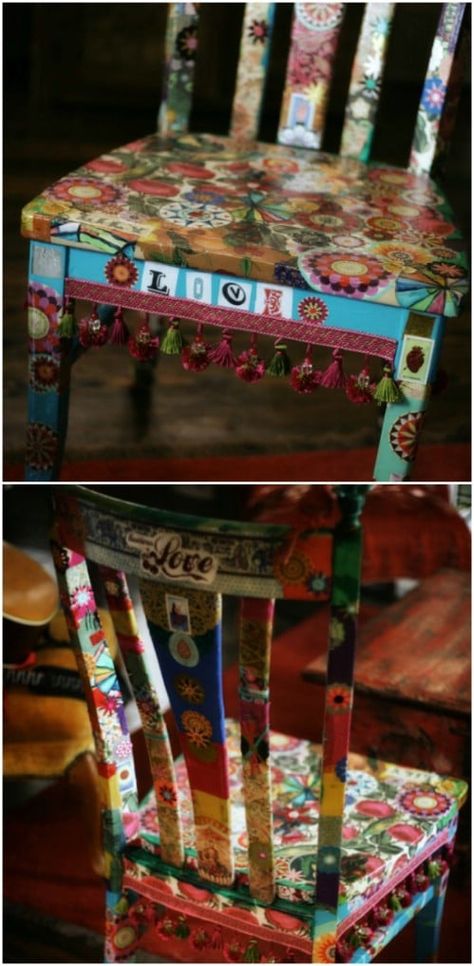 Diy Boho Chic Decor, Boho Chic Decor Diy, Boho Chic Interior Design, Hippie Crafts, Boho Chic Interior, Bohemian Bedroom Design, Interior Design Bohemian, Diy Boho Decor, Bohemian Furniture