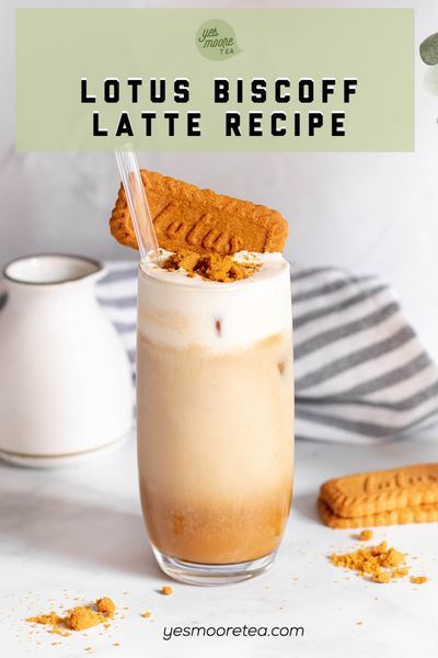 Learn how to make a very delicious latte drink with unexpected ingredients - Lotus Biscoff cookies and cookie butter spread! #lotusbiscoff #latte #lotusbiscoffcookies #lotusbiscoffcookiebutter #coffee Lotus Biscoff Drink, Iced Cookie Butter Latte, Biscoff Drinks Recipes, Biscoff Iced Coffee, Cookie Butter Iced Latte, Cookie Butter Coffee Recipe, Pretty Coffee Drinks, Cookie Butter Latte Recipe, Cookie Butter Iced Coffee