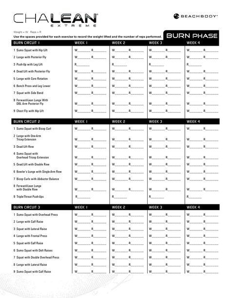 Chalene Extreme, Beach Body Workout Plan, Hybrid Workouts, Workout Tools, Athletic Inspiration, Chalean Extreme, Workout Plan Template, Focus T25, Fitness Tracker Printable