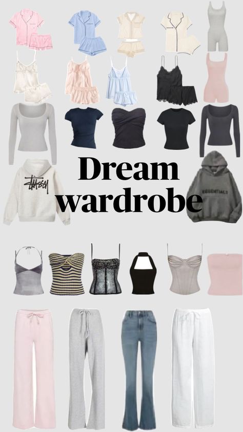 dream wardrobe 🛍️ #dream #dreamwardrobe #fitinspo #beauty #styleinspo #style #wardrobeessentials #wardrobeinspo #fyp Dream Wardrobe, Wardrobe, Beauty, Clothes, Design