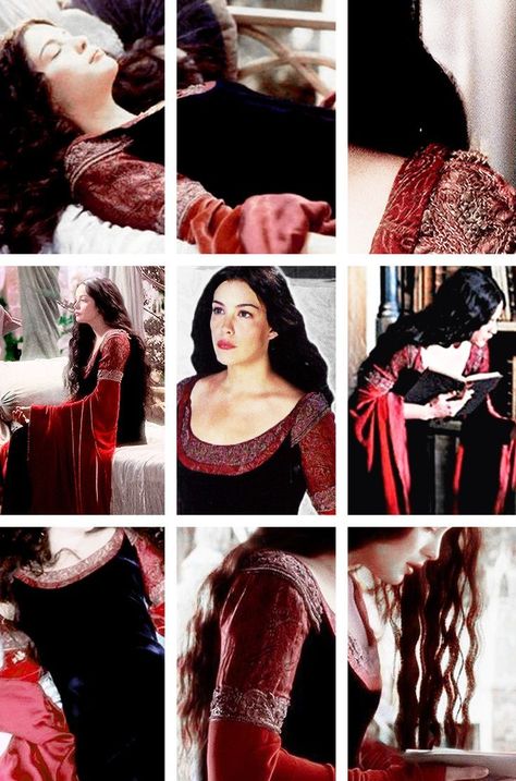 Arwen Lotr, Arwen Costume, Arwen Dress, Stage Costume Design, Aragorn And Arwen, Coronation Gown, Lotr Costume, The Return Of The King, Elven Dress