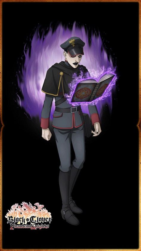 Gordon Agrippa, Goth Boys, Knight Squad, Character Artwork, Goth Boy, Character Profile, Black Bull, Black Clover Anime, White Day