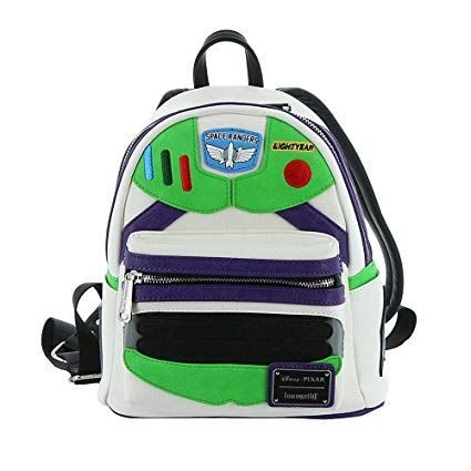 Amazon.com | Loungefly Toy Story Buzz Lightyear Faux Leather Mini Backpac Standard | Casual Daypacks Lounge Fly, Disney Store Toys, Buzz Lightyear Costume, Loungefly Mini Backpack, Toy Story Buzz Lightyear, Toy Story Buzz, Mini Mochila, Napa Wedding, Disney Bag