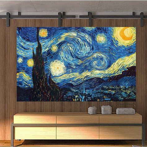 Features:Product Type: PaintingPrint Type: Oil Painting PrintPrimary Art Material: CanvasPrimary Art Material Details: Colour: BlueNumber of Items Included: 1Artist: Vincent Van GoghStyle: TraditionalOrientation: HorizontalSize: Fire Resistant: NoBuilt-in Lighting: NoBulb Type: Bulb Included: Power Source: Plug Included: NoHard-wired Plug Type: Adapter Type: Country of Origin: United KingdomSubject: Landscape & NatureAnimals: Not an AnimalOther Animals: NoPlants & Flowers: Not FlowersOth Lukisan Van Gogh, Shoes Boxes, Van Gogh Landscapes, Starry Night Art, Starry Night Painting, Arte Van Gogh, The Starry Night, Van Gogh Art, Starry Night Van Gogh