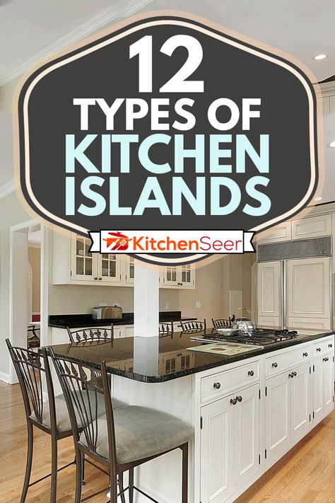 Small Kitchen Island With Range, Kitchen Renovation With Island, Kitchen Remodel Island Layout, Kitchen Design Small With Island, Kitchen Island Remodel Before And After, Kitchen Peninsula With Storage And Seating, Flat Island Kitchen, Functional Kitchen Islands, Different Types Of Kitchen Islands