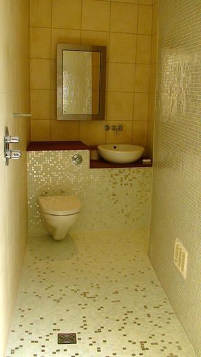 Small Wet Room, Wet Bathroom, Wet Room Bathroom, Bilik Air, Downstairs Loo, Tub Ideas, Toilet Sink, Small Showers, Wet Room