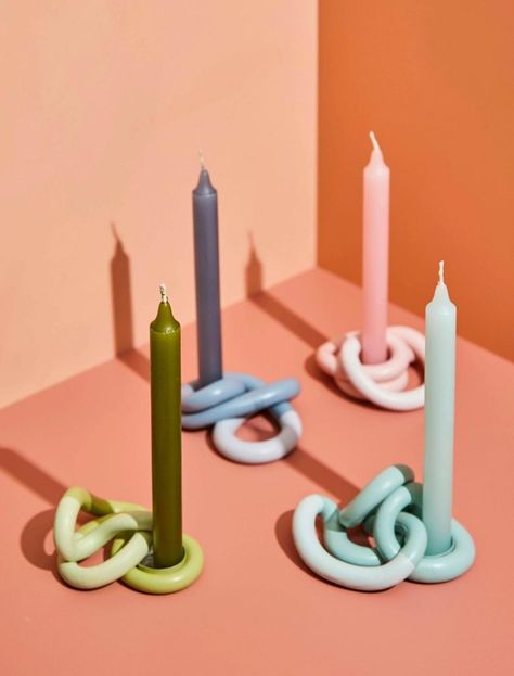 Air Dry Clay Candle Holder, Clay Candle Holders Diy, Clay Candle Holders, Woman Images, Clay Candle, Trending Paint Colors, Leftover Paint, Coloured Candles, Light The Way