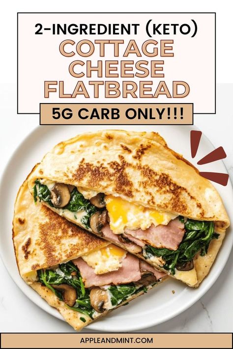 Check out this viral keto recipe for high-protein cottage cheese flatbread. Just 2 ingredients needed: egg and cottage cheese! Gestational Diet Pregnancy Breakfast, Renal Diet Meals, Egg And Cottage Cheese, Recipe For Sandwich, Gestational Diet Pregnancy, Kidney Diet Food Lists, Pregnancy Breakfast, High Protein Low Carb Breakfast, Low Carb Flatbread