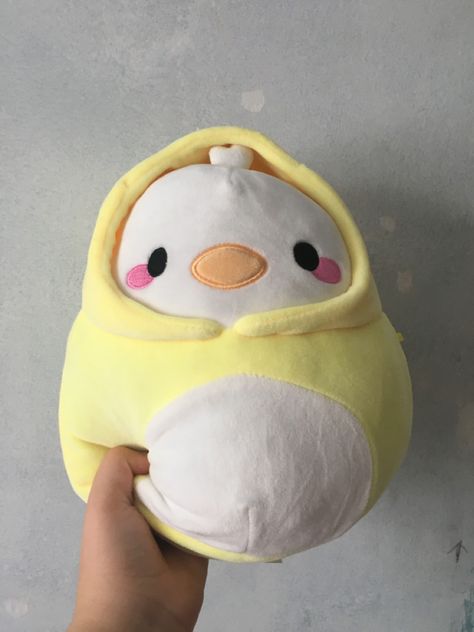 Neutral Squishmallows, Squishmallows Duck, Squishmallows Aesthetic, Duck Stuffed Animal, Jelly Cat, Cute Squishies, Desired Reality, Cute Stuffed Animals, Cute Room Decor