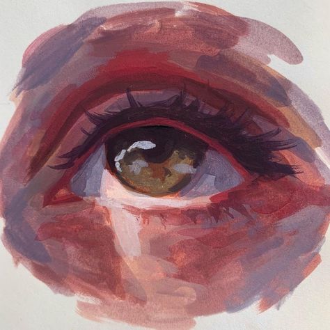 Eye Study, Contrast Art, Acrylic Gouache, Oil Pastel Art, Eye Painting, Art Inspiration Painting, Pastel Art, Painting Art Projects, Art Tutorials Drawing