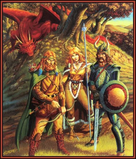 10 PIECES OF LARRY ELMORE ART THAT I THINK CHANGED GAMING – Art of the Genre Larry Elmore, Dungeons And Dragons Art, Fantasy Stuff, Gaming Art, Cthulhu Mythos, Fantasy Images, Fantasy Artist, High Fantasy, Character Ideas