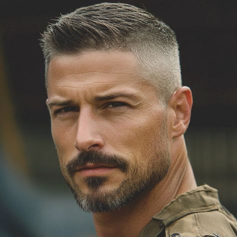 Modern Haircuts for 40-Year-Old Men: Stylish Edgy Looks Men S Haircut Short, Beard Hairstyles For Men, Modern Men’s Haircuts, Cool Short Haircuts Men, Hair Beard Styles For Men, Men Haircut Styles With Beard, Stylish Men Haircuts, Hairstyle For Men With Thinning Hair, Crew Cut Haircut Men Short