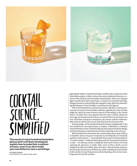 Sarah Anne Ward Photography News Health Magazine Layout, Editorial Design Magazine, Campari And Soda, Dessert Art, Magazine Design Inspiration, Spring Food, 잡지 레이아웃, Cookbook Design, Cronut