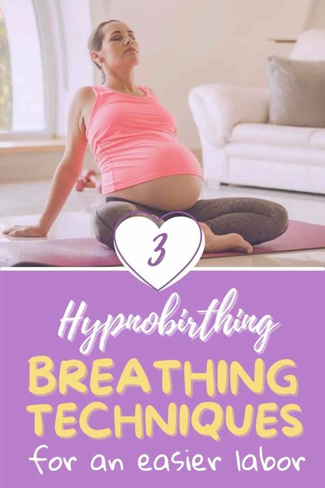 Hypnobirthing Breathing, Correct Breathing, Breathing Techniques For Labor, Hypnobirthing Techniques, Birth Prep, Doula Care, Easy Labor, Visualization Techniques, Unmedicated Birth