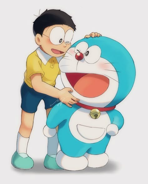 Doremon Drawing Cute, Doreamon Nobita, Nobita And Doraemon, Puppy Drawing Easy, Doremon Nobita, Nobita Doraemon, Doraemon And Nobita, Cute Doraemon, Doraemon Nobita