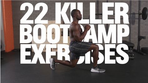 22 Killer bootcamp exercises Bootcamp Exercises, Push Pull Legs Workout, Metabolic Workouts, Push Pull Legs, Boot Camp Workout, Legs Workout, Training Video, Personal Training, Bodyweight Workout