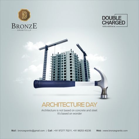 Architecture Day Creative Ads, Builder Creative Ads, Building Construction Creative Ads, World Architecture Day Creative Ads, Architecture Creative Ads, World Architecture Day Poster, Steel Creative Ads, Architecture Day Poster, Construction Creative Ads