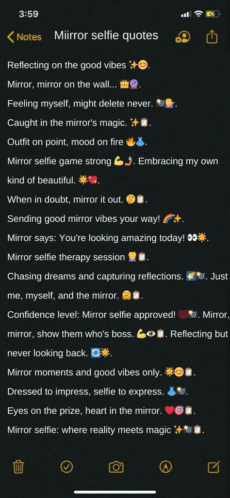 Quotes About Mirrors Selfies, Mirror Picture Quotes, Mirror Selfie Aesthetic Quotes, Mirror Photo Captions, Mirror Captions Instagram, Cool Mirror Selfie, Mirror Selfie Quotes, Selfie Caption, Mirror Selfie Captions