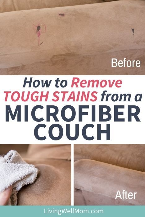 black stains and marker on tan microfiber couch is removed with simple cleaning - before and after photos Couch Stains, Suede Couch, Microfiber Couch, Deep Cleaning Hacks, Cleaning Painted Walls, Glass Cooktop, Deep Cleaning Tips, Couch Fabric, Remove Stains