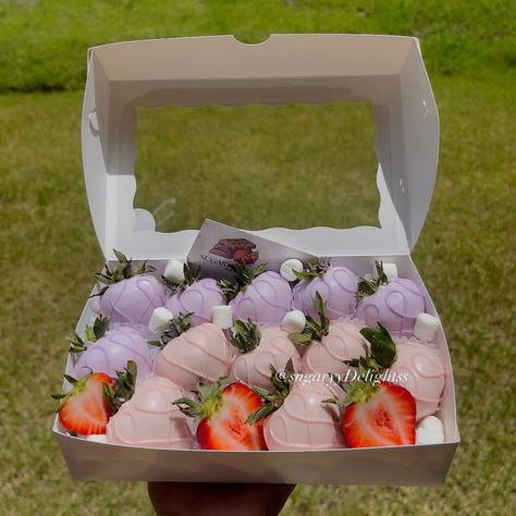 A cute simple national girlfriends gift, A gift is a gift 😌🩷 #strawberries #Explore #explorepageee #smallbusiness #nationalgfsday #gfsday August 1, Girlfriend Gifts, Strawberries, Instagram A, Small Business, Gifts, On Instagram, Quick Saves, Instagram