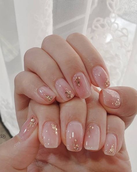 Spring Summer Pastel Neutral Nail Art Designs , nail art design ideas,wedding nails with glitter, coffin nail art designs, bridal nails,nail art for wedding,nail ideas for bride,wedding nails natural, wedding nails, wedding nails bridesmaids, wedding nails coffin,wedding nails acrylic,wedding nails i do,wedding nails french #nail #nailart #weddingnails #bridenails Simple Gold Flake Nails, Simple Japanese Nail Art, Blush Bridal Nails, Indian Engagement Nails, Wedding Pedicure For Bride, Simple Wedding Guest Nails, Bride Nail Art Designs, Glitter Manicure Ideas, Bridesmaid Nails Wedding Neutral