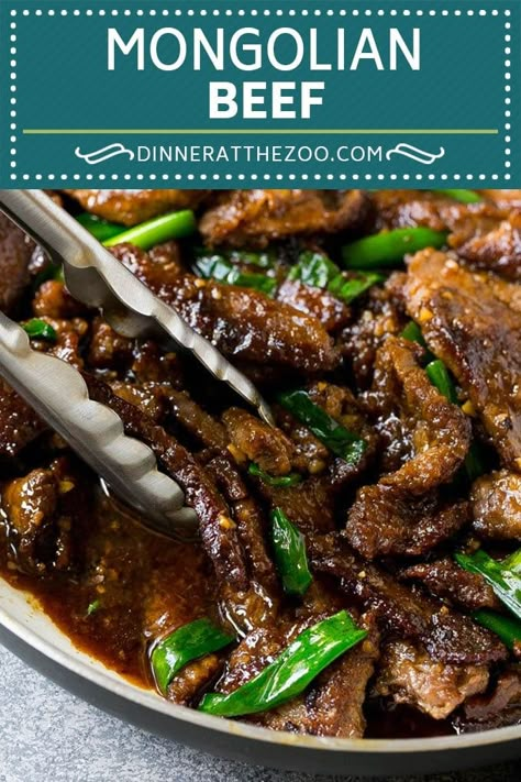 Mongolian Beef Sliced Steak Recipes, Bottom Round Steak Recipes, Instant Pot Mongolian Beef, Chuck Steak Recipes, Mongolian Beef Recipe, Sirloin Steak Recipes, Round Steak Recipes, Mongolian Beef Recipes, Pf Changs