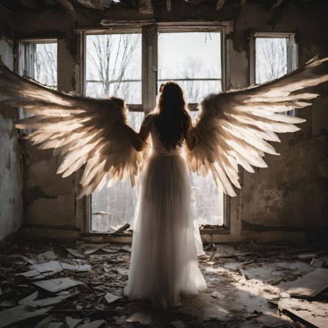 #fauxtography Angel Photos, Winged People, Angel Drawing, Fantasy Photography, Pretty Drawings, Angel Face, Anime Hair, July 11, Angel Art